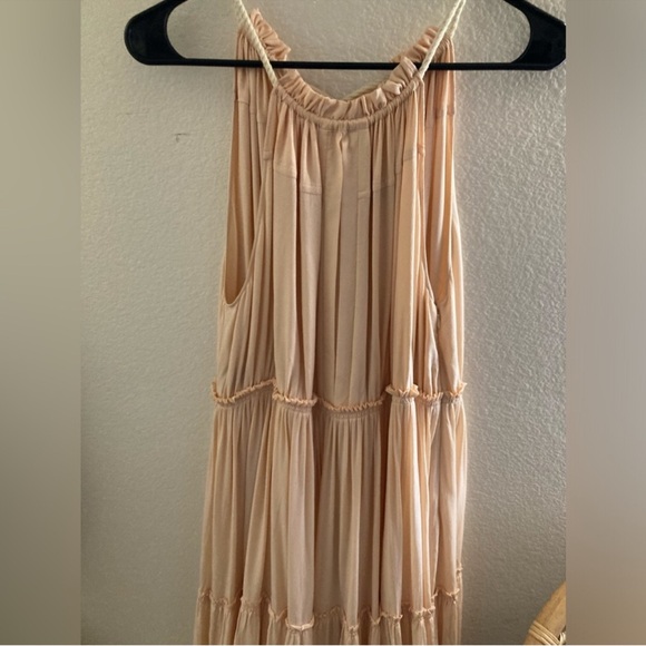 $600 Derek Lam Tan Maxi Dress - Picture 7 of 12